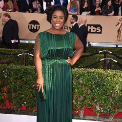 Uzo Aduba en la alfombra roja de los SAG 2016