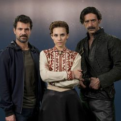 Rodolfo Sancho, Aura Garrido y Nacho Fresneda, protagonistas de 'El Ministerio del Tiempo'