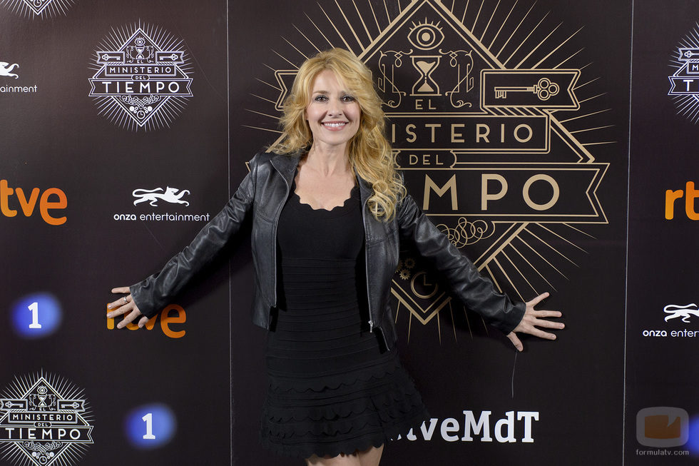 Cayetana Guillén Cuervo en la presentación de 'El Ministerio del Tiempo'