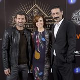 Rodolfo Sancho, Aura Garrido y Nacho Fresneda en la presentación de 'El Ministerio del Tiempo'