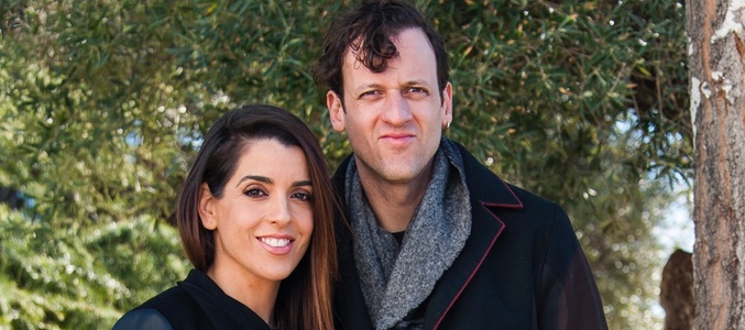 Ruth Lorenzo y Edu Soto en la rueda de prensa de 'Tu cara me suena'