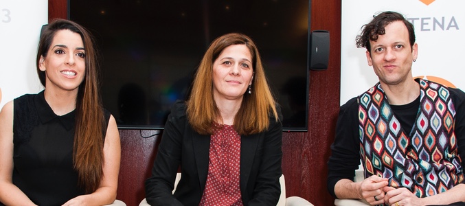 Ruth Lorenzo, Carmen Ferreiro y Edu Soto en la rueda de prensa de 'Tu cara me suena'