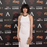 Nerea Barros en la alfombra roja de los Goya 2016