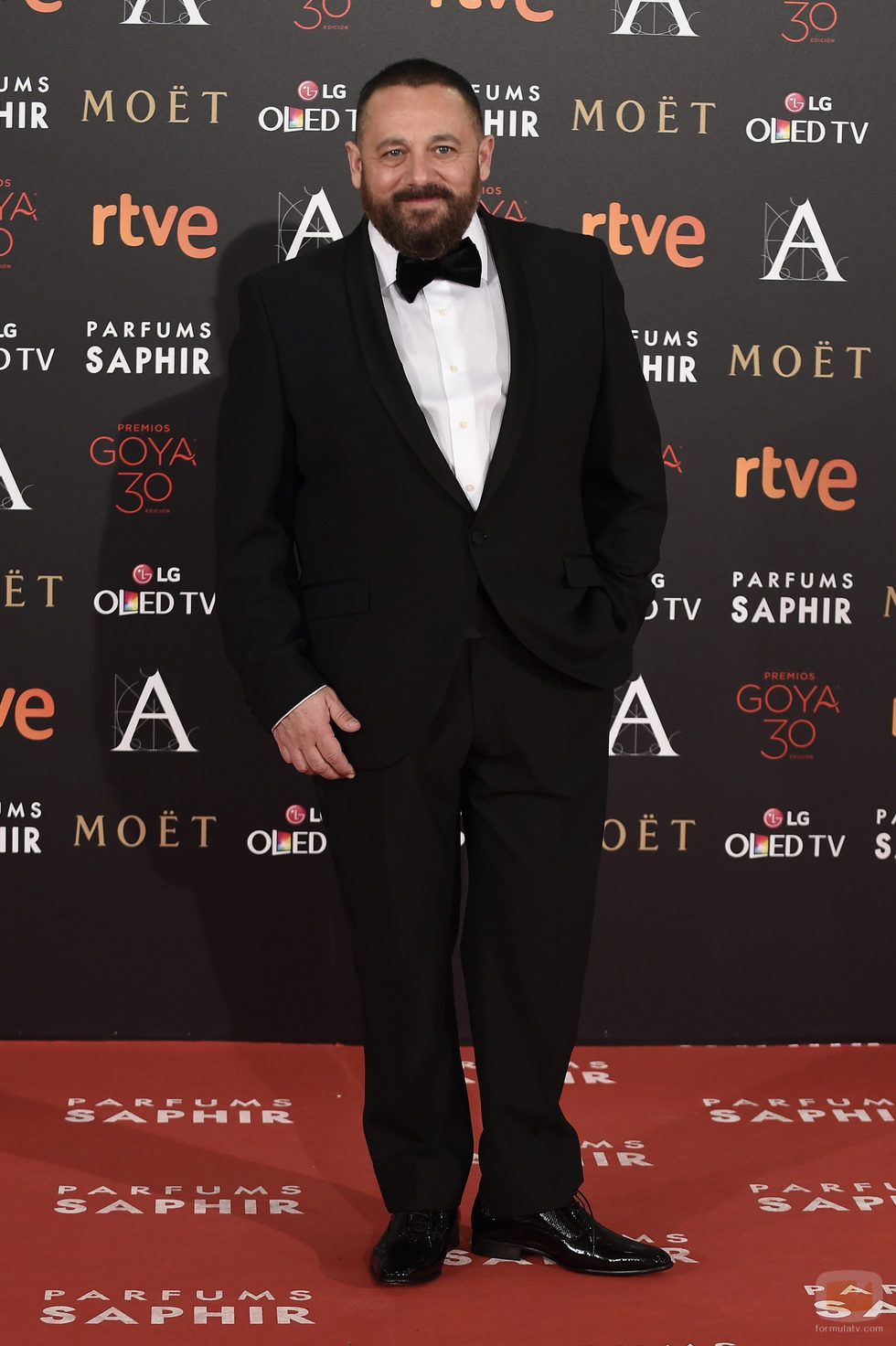Pepón Nieto en la alfombra roja de los Goya 2016
