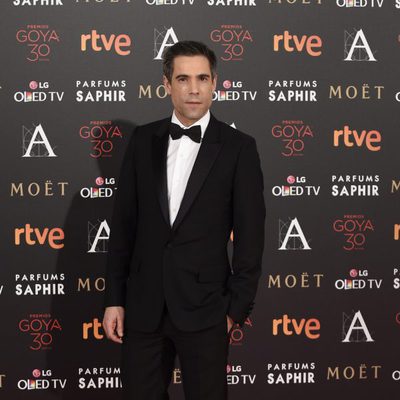 Unax Ugalde en la alfombra roja de los Goya 2016