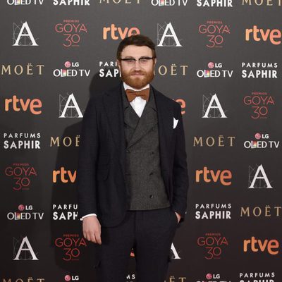 Manuel Burque en la alfombra roja de los Goya 2016