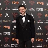 Diego Martín en la alfombra roja de los Goya 2016