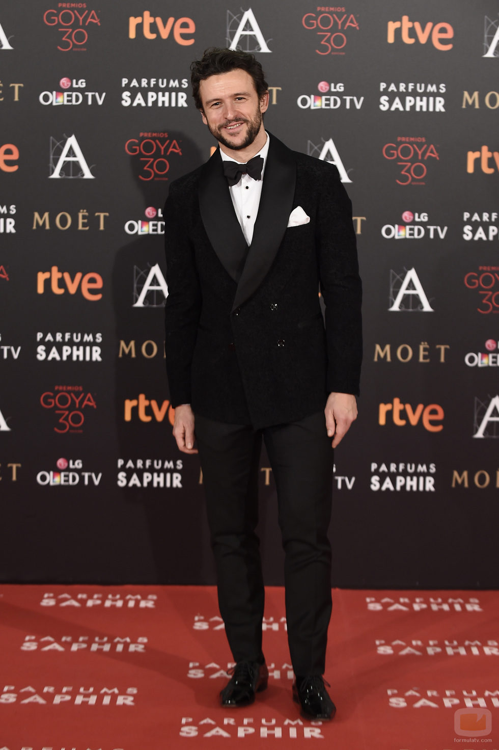 Diego Martín en la alfombra roja de los Goya 2016