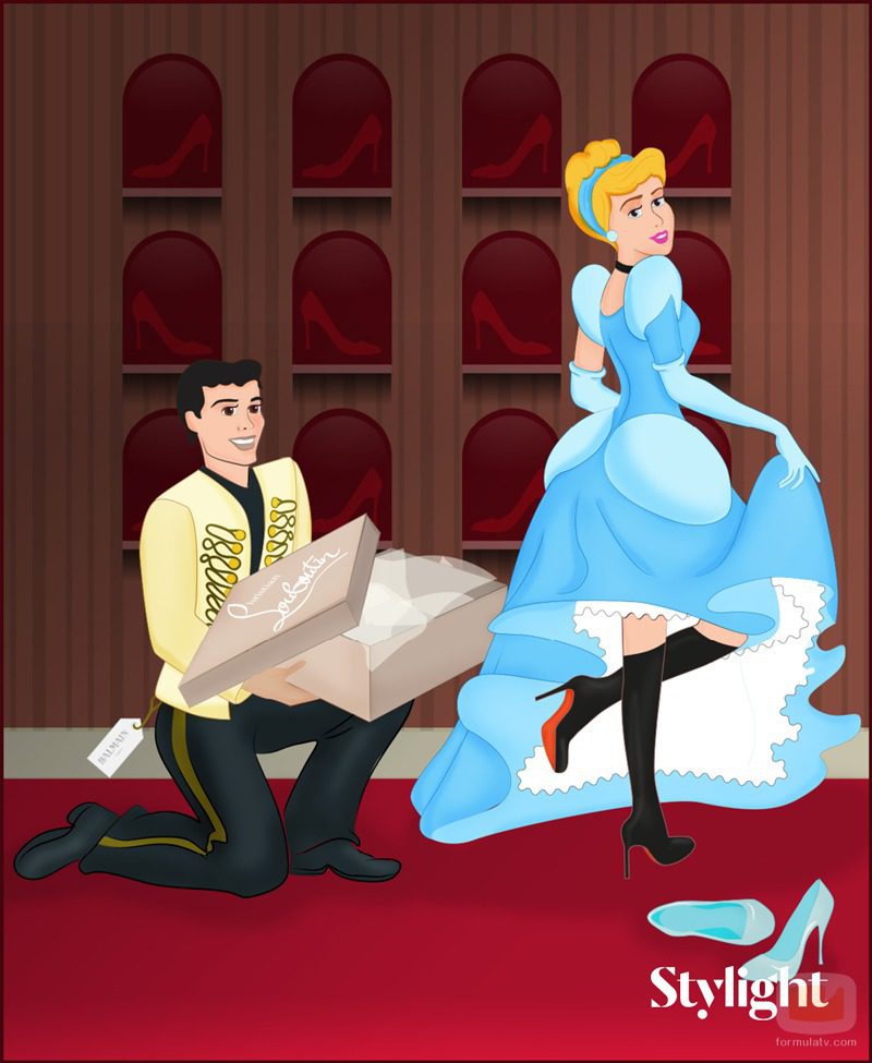 Cenicienta cambia los zapatos de cristal por unos Louboutin