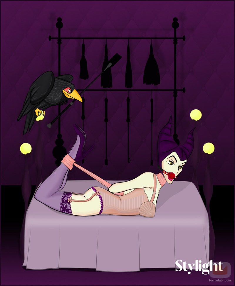 Maléfica juega al bondage en San Valentín