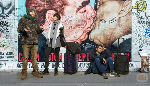Salva, Carol y Alex, protagonistas de 'Buscando el norte'