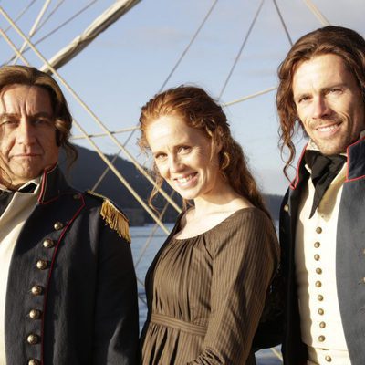 Primer plano de Pedro Casablanc, María Castro y Octavi Pujadas, protagonistas de '22 ángeles'
