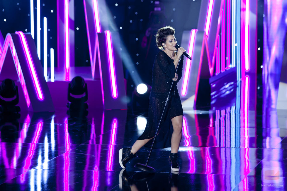 Barei agarra el micrófono en 'Objetivo Eurovisión'