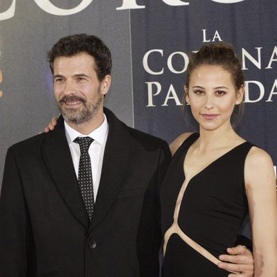 Rodolfo Sancho e Irene Escolar juntos en la presentación de 'La Corona Partida'