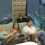 Charlotte Caniggia, Laura Matamoros y Julián Contreras juntos en la casa de 'Gran Hermano Vip'