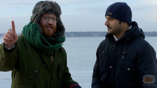 Manuel Burque y Antonio Velázquez en el capítulo 4 de 'Buscando el norte'