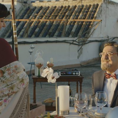 Mariano Peña junto a Ane Gabarain en 'Allí Abajo'