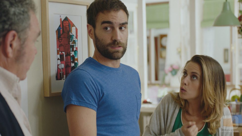 Jon Plazaola y María León en el capítulo 16 de 'Allí Abajo'