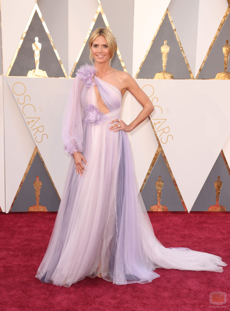 Heidi Klum en la alfombra roja de los Premios Oscar 2016