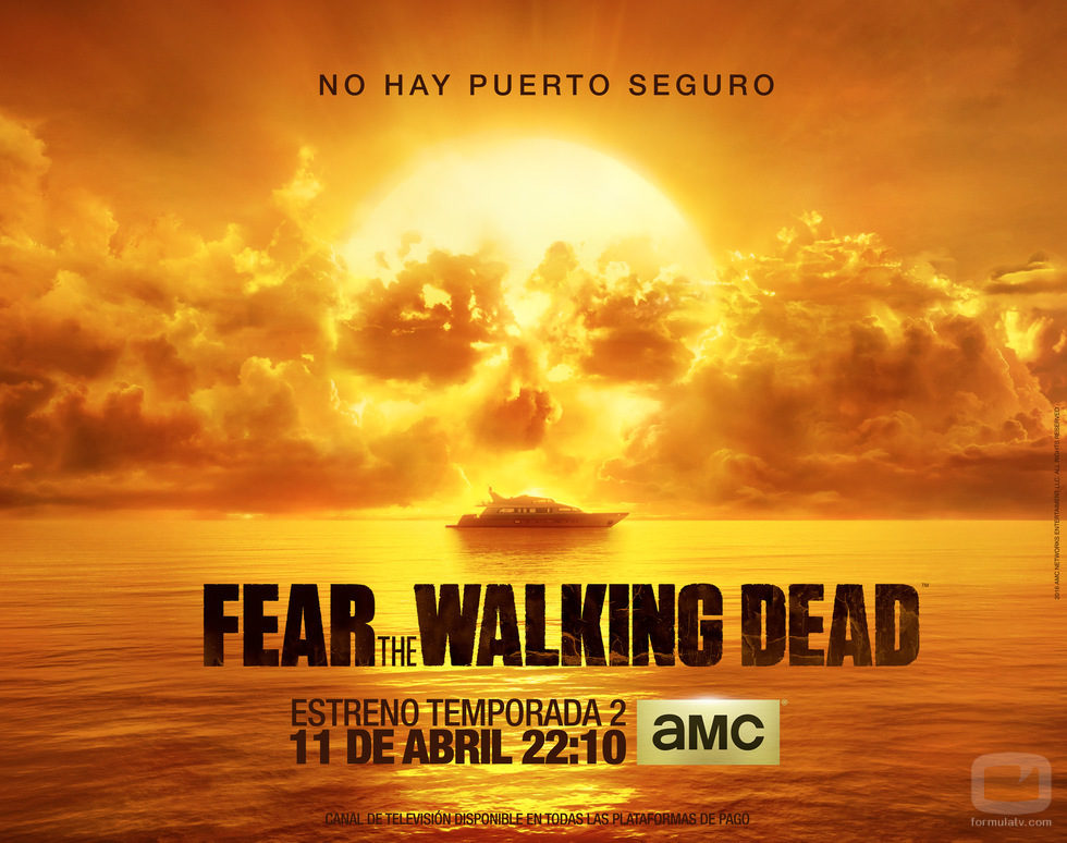 Póster oficial de la 2ª temporada 'Fear The Walking Dead'