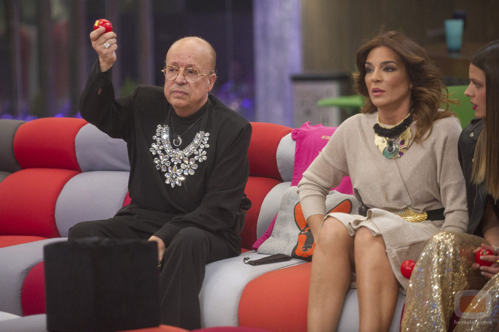 Rappel, Raquel Bollo y Laura Matamoros en la gala 10 de 'Gran Hermano VIP'