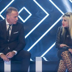 Carlos Lozano junto a Charlotte Caniggia en la gala 10 de 'Gran Hermano VIP'