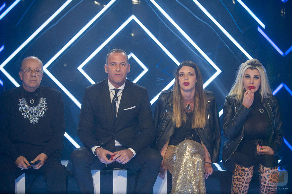 Concursantes de 'Gran Hermano VIP' antes de la expulsión de la gala 10