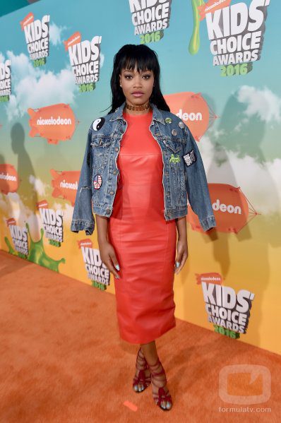 Keke Palmer ('Scream Queens') en la alfombra roja de los Nickelodeon's 2016 Kids' Choice Awards