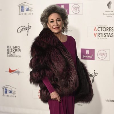 Luisa Gavasa en los Premios de la Unión de Actores
