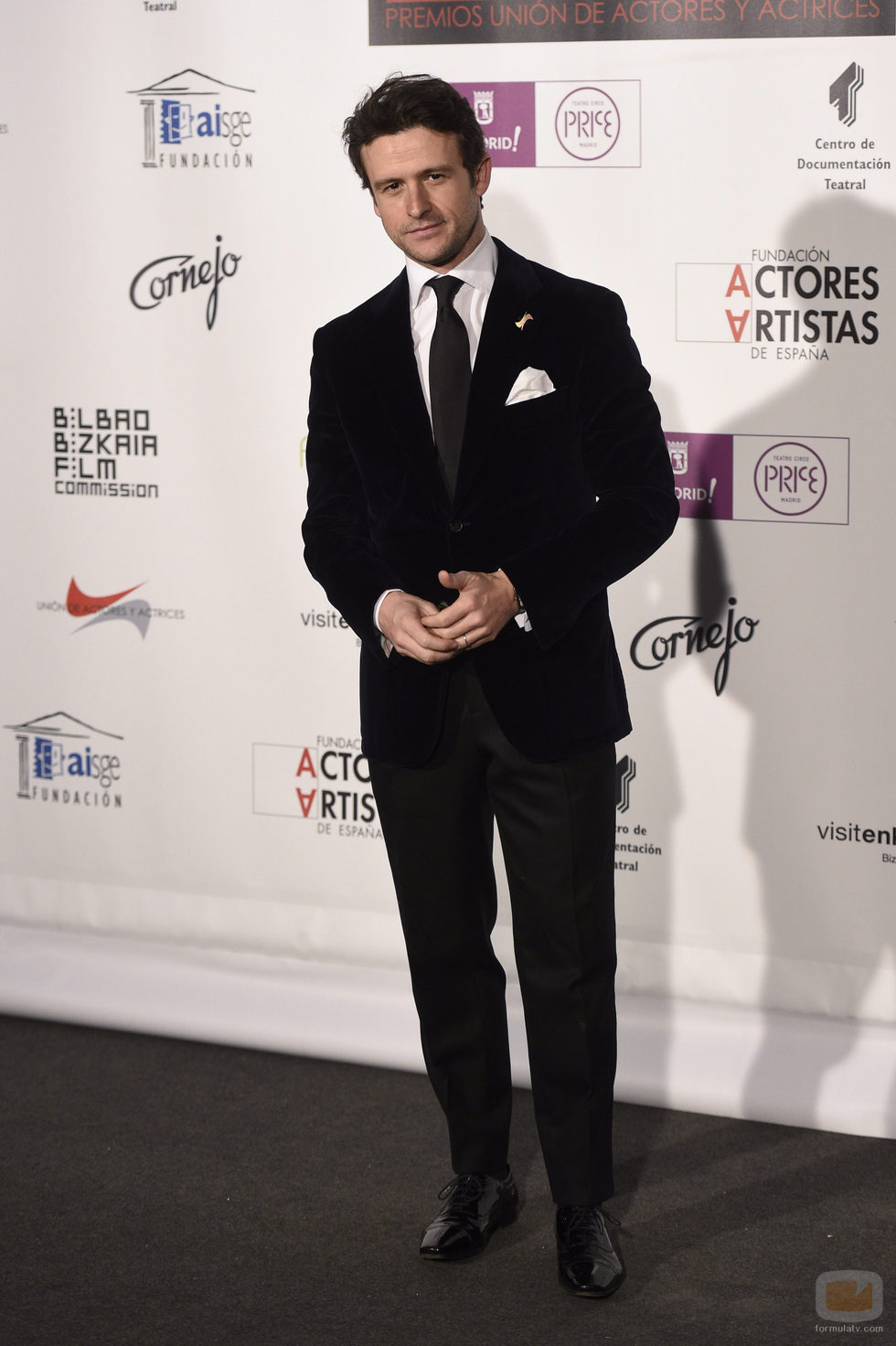 Diego Martín en los Premios de la Unión de Actores