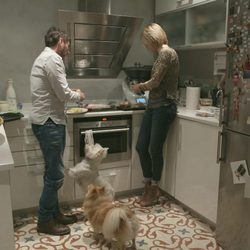 Susanna Griso y Fernando Tejero cocinando en '2 Días y 1 Noche'