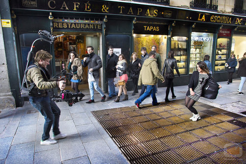 Barei graba en las calles de Madrid la postal oficial de la candidatura española para Eurovisión 2016