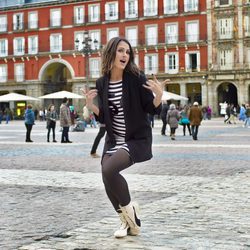 Barei graba en la Plaza Mayor de Madrid su postal para Eurovisión 2016
