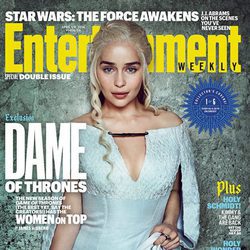 Emilia Clarke como Daenerys Targaryen en la portada de Entertainment Weekly