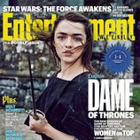 Maisie Williams como Arya Stark en la portada de Entertainment Weekly