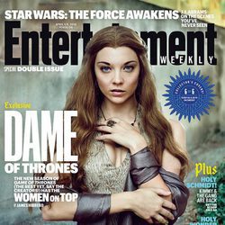 Natalie Dormer como Margaery Tyrell en la portada de Entertainment Weekly