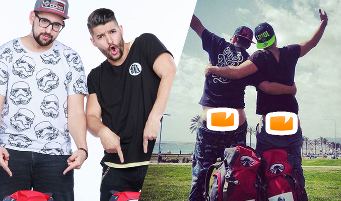 Nabil y Matías ('Pekín Express') se desnudan para celebrar el estreno del programa