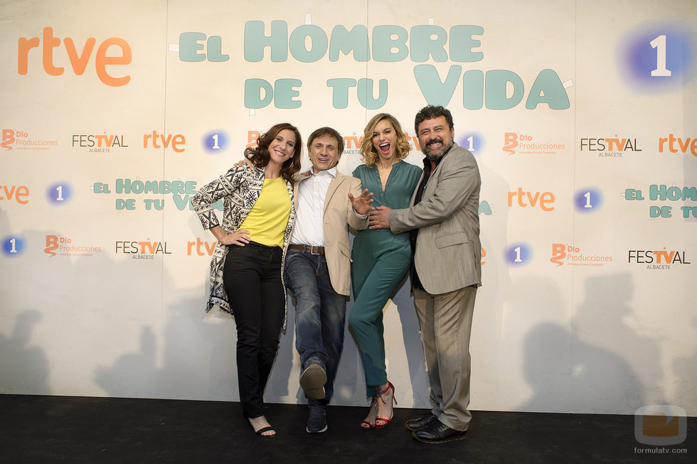 Malena Alteiro, José Mota, Norma Ruiz y Paco Tous en el preestreno de 'El hombre de tu vida'
