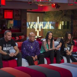 Los concursantes de 'Gran Hermano VIP' antes de la expulsión de la gala 14