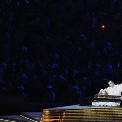 Instante de la ceremonia de inauguración de los JJ.OO de Pekín