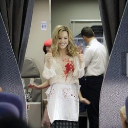 Melissa George manchada de sangre en 'Heartbeat'
