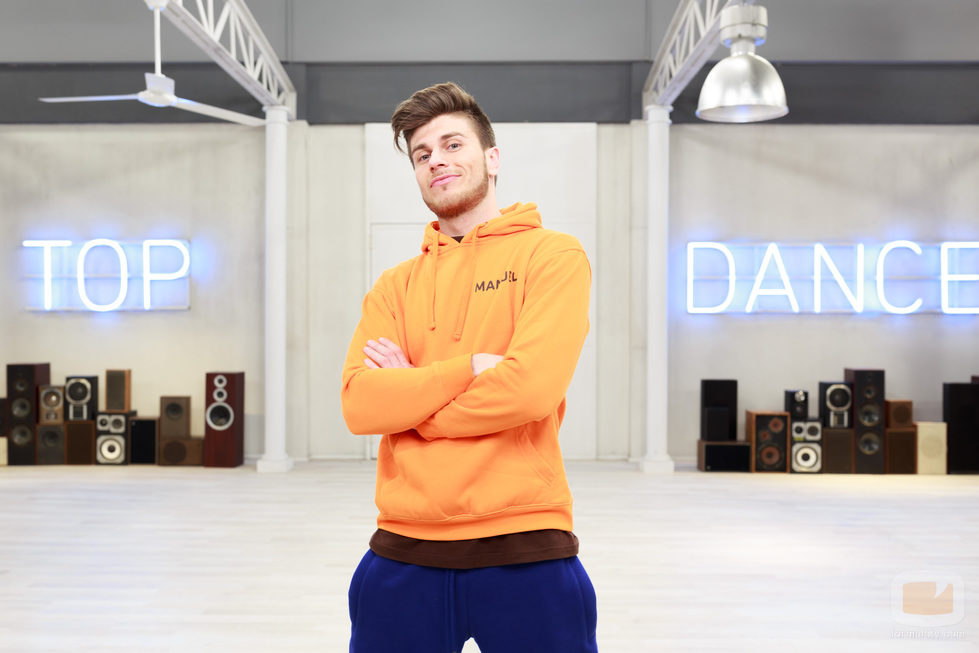 Manuel Ramírez en la academia de 'Top Dance'