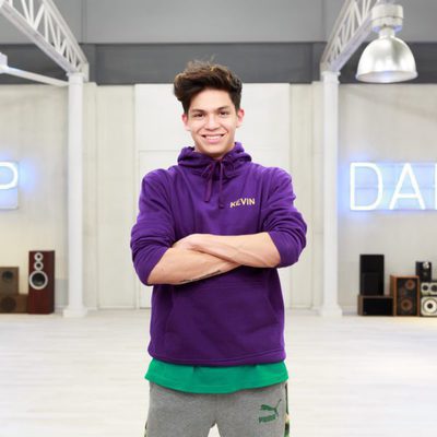 Kevin Vélez en la academia de 'Top Dance'