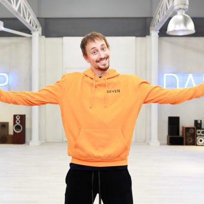 Sergio Fuentes en la academia de 'Top Dance'