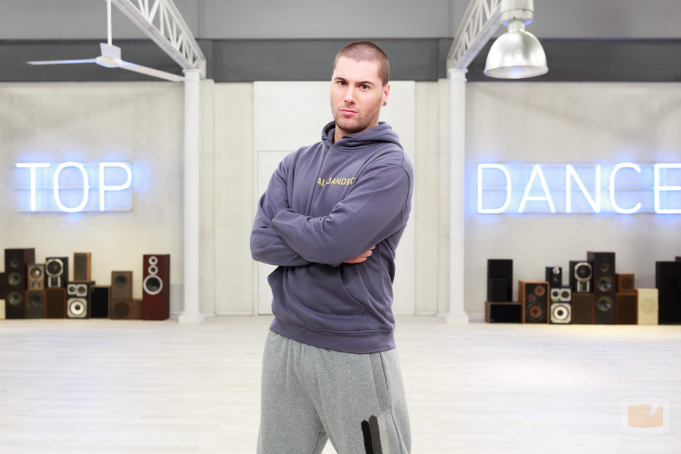 Alejandro López en la academia de 'Top Dance'