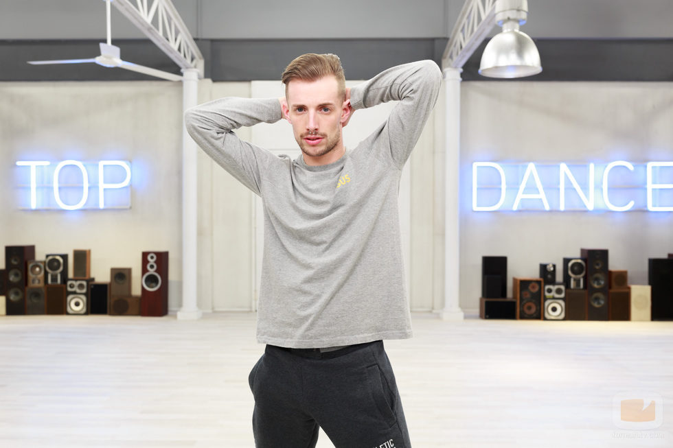 Jesús Lobo en la academia de 'Top Dance'