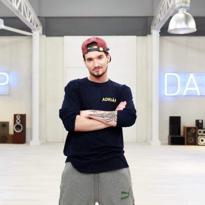 Adrián López en la academia de 'Top Dance'