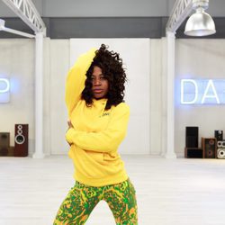 Sonia Ebiole en la academia de 'Top Dance'