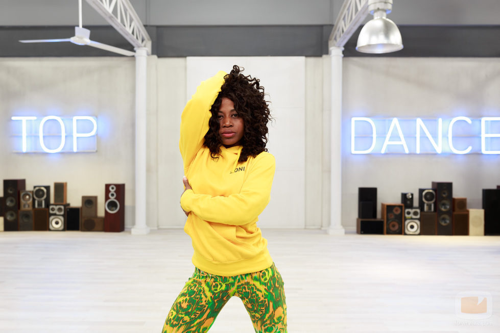 Sonia Ebiole en la academia de 'Top Dance'