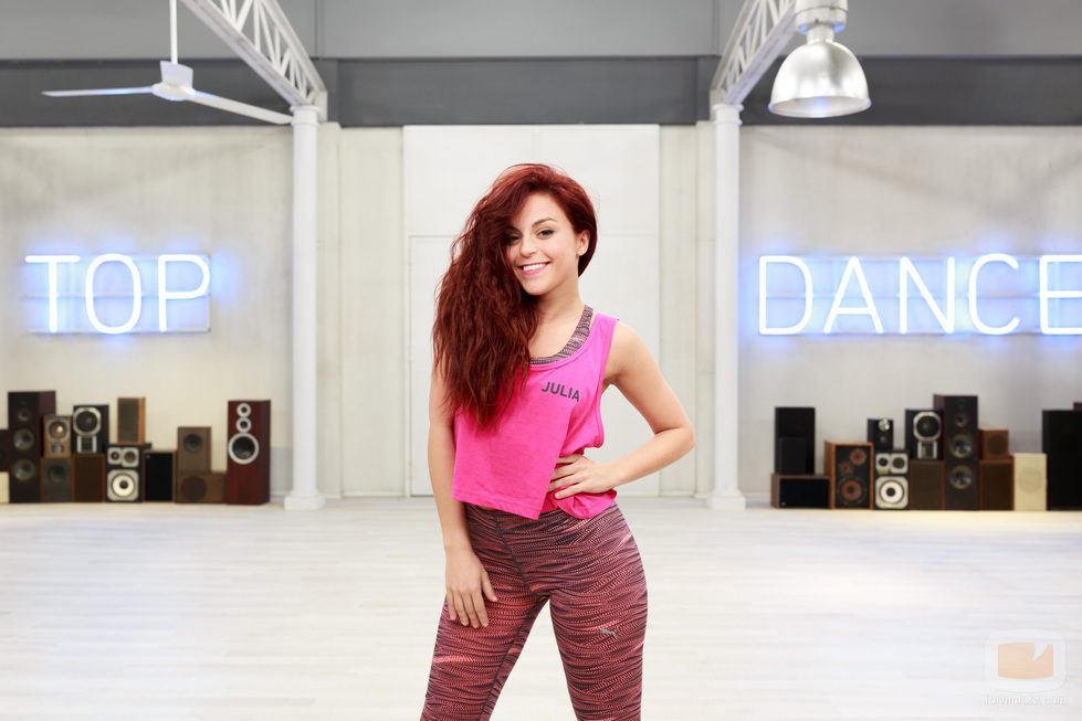 Julia Pericas en la academia de 'Top Dance'